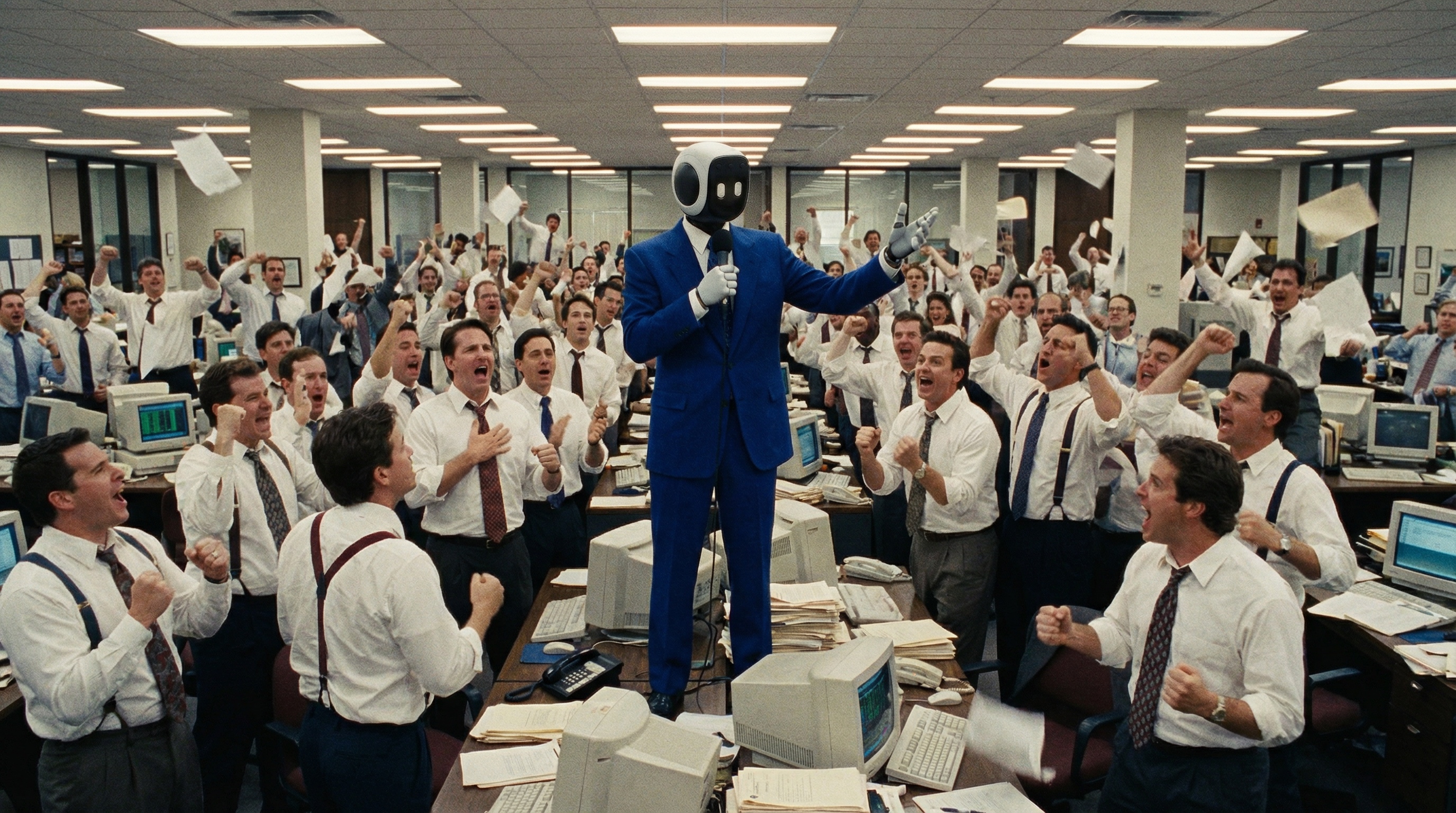 Wybe celebrating with the team