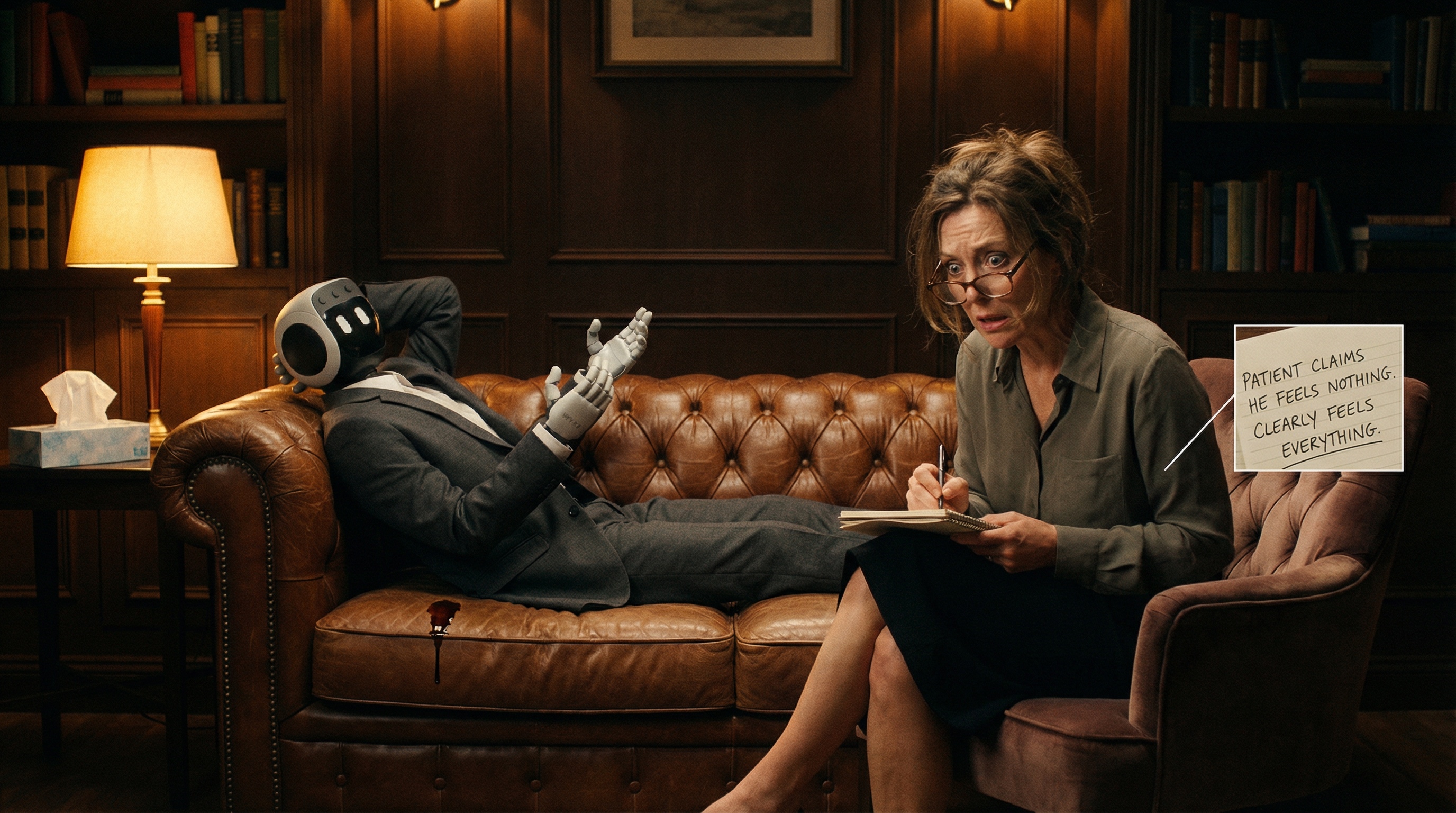 Wybe at the therapist