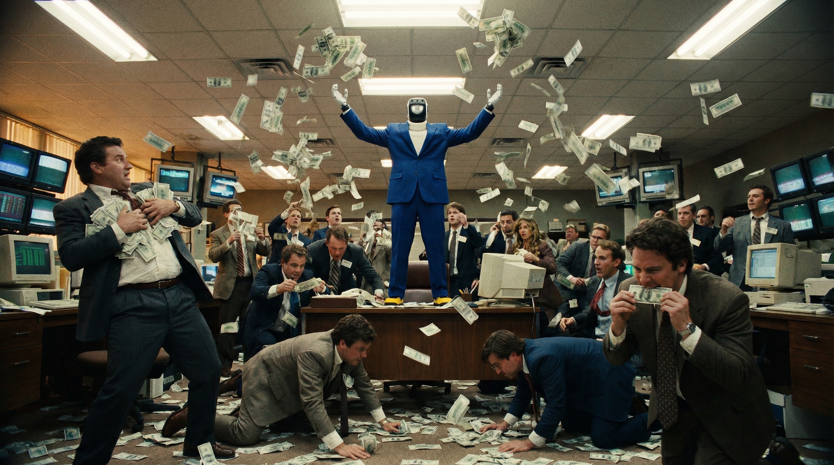 Wybe on the trading floor